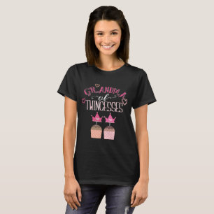 Camiseta Avó do presente gêmeo de Twincesses do t-shirt d