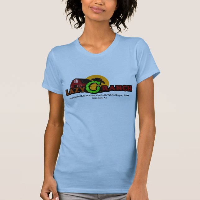 Camiseta Avó do rancho preguiçoso de C (Frente)