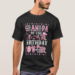 Camiseta Avô do Rodeio da Vaqueira de Aniversário Avô Vaque