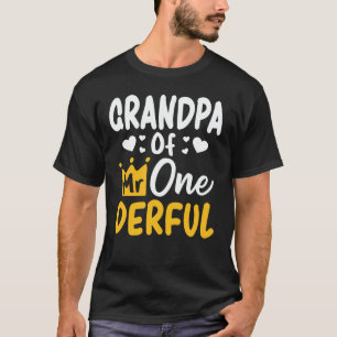Camiseta Avô do Sr. primeiro aniversario Maravilhoso.