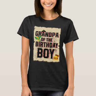 Camiseta Avô Do Tema Pirata De Aniversário, 5 Bda