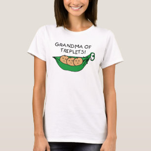 Camiseta Avó do vagem das objectivas triplas