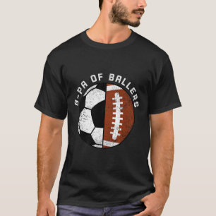 Camiseta Avô Dos Byllers Futebol Engraçado Avô Pé de Byller