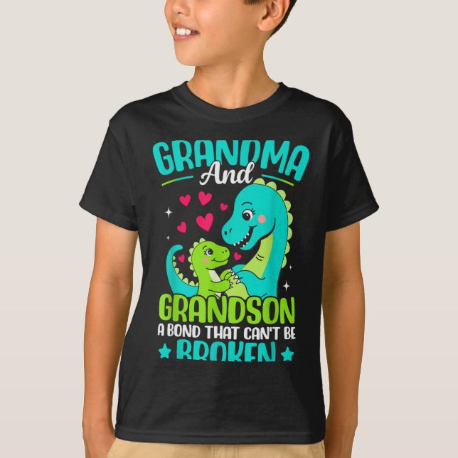 Camiseta Avó e Neto Um Laço que Não Pode ser Quebrado Di (Frente)