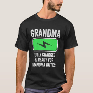 Camiseta Avó engraçada carregada avó enérgica vovó