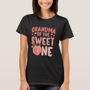 Camiseta Avó Engraçada Do Primeiro Aniversário Do Doce Um P