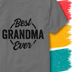 Camiseta Avó Engraçada Retro Vintage Melhor Avó de Todos os