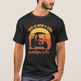 Camiseta Avô engraçado de golfe