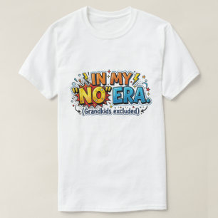Camiseta Avô Engraçado Excluído pelos Netos da Minha Época 