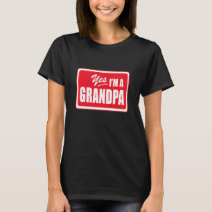 Camiseta Avô engraçado pela primeira vez
