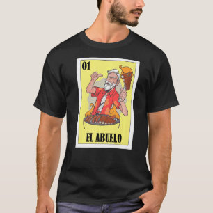 Camiseta Avô Espanhol Loteria Mexicana Bingo El Abuelo