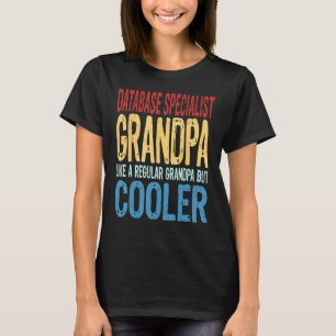 Camiseta Avô Especialista em Banco de Dados Mens Como um Av