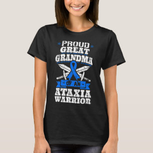 Camiseta Avó excelente De Um Ribbo De Sensibilização Para O