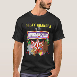 Camiseta Avô excelente Do Circ Birthday Ringmaster Kids
