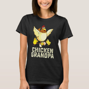 Camiseta Avô Frango Fazenda Animal País Meninos Meninas Fam