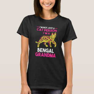Camiseta Avó Gato Bengala Avó