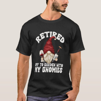 Camiseta Avô Gnomo Aposentado Para Vinho Aposentadoria
