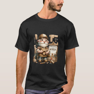 Camiseta Avô Gnomo de Marcenaria Para Homens Marcenário Apr
