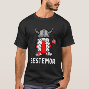 Camiseta Avó Gnomo Nórdico Viking Nisse Norueguês