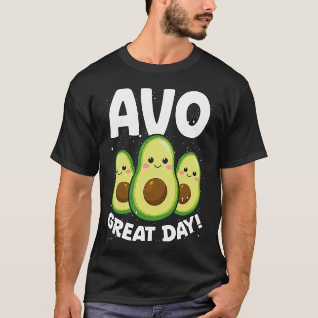 Camiseta Avo Great Day Backprint Avocado (Frente)