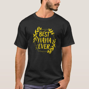 Camiseta Avó Grega Grécia Avó Melhor Yiayia Nunca
