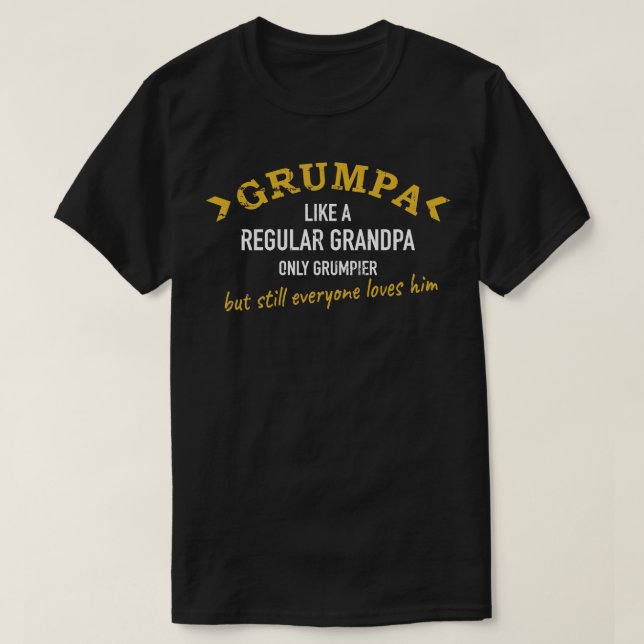 Camiseta Avô Grumpa (Frente do Design)