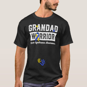 Camiseta Avô Guerreiro para Baixo Síndrome de Consciência F