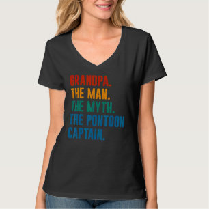 Camiseta Avô Homem Mito Capitão da Pontão Avô Pontão