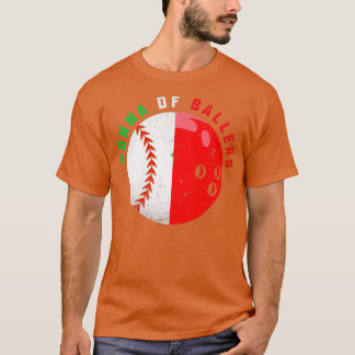 Camiseta Avó italiana Nonna Baseball Bowler T