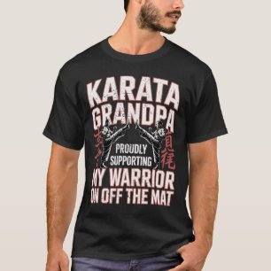 Camiseta Avô Karate Apoiando Meu Avô Caratê