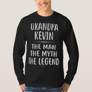 Camiseta Avô KEVIN O Homem O Mito A Lenda