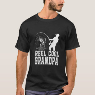 Camiseta Avô Legal de Carrete de Pesca Dia dos Pais Papai D