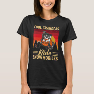 Camiseta Avô legal Rides Snowmobiles Snowmobile Snowmob