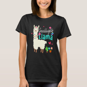 Camiseta Avó Llama Dia de as mães Mulheres Aniversário