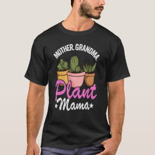 Camiseta Avó Mãe Planta Mamãe Paisagistas Jardineiro Pla