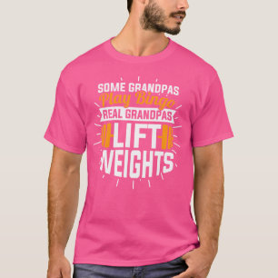 Camiseta Avô Malhando Levanta Pesos na Academia