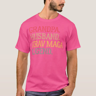 Camiseta Avô Marido Krav Maga Legenda Vintage Krav Maga