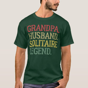Camiseta Avô Marido Paciência Lenda Paciência Vintage