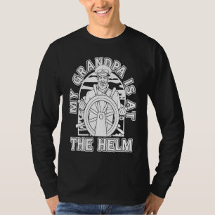 Camiseta Avô Marinheiro Barco Capitão do Iate Vela
