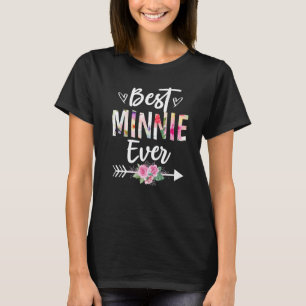 Camiseta Avó Melhor Minnie Alguma Vez Dia de as mães Flor M
