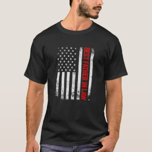 Camiseta Avô Melhor Sogro Bandeira Americana Dia dos Pais