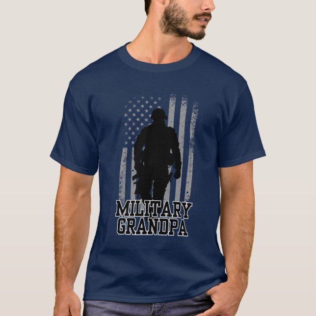 Camiseta Avô militar (Frente)