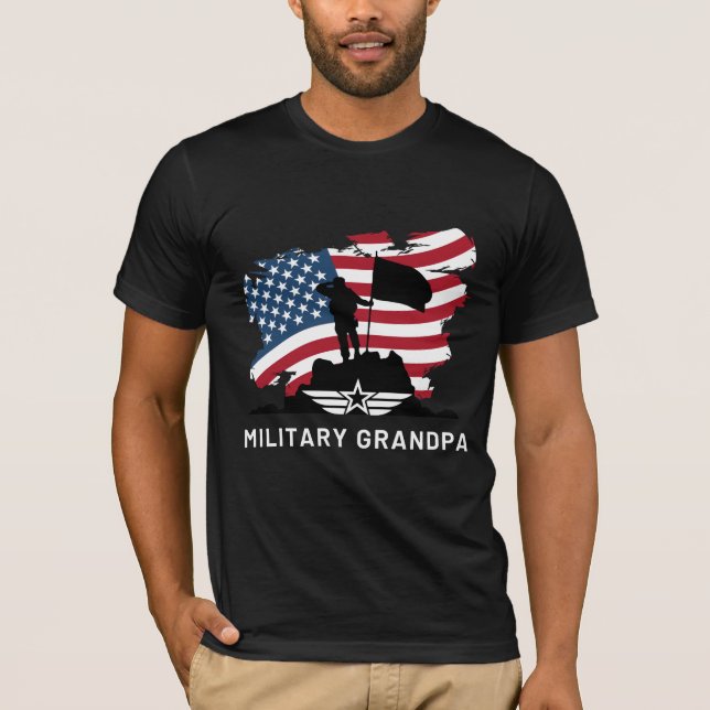 Camiseta Avô militar (Frente)