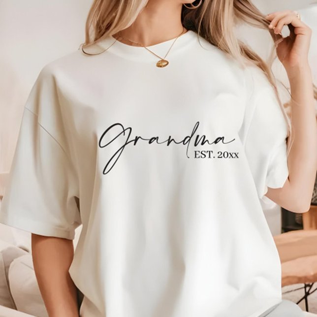 Camiseta Avó ModernMinimalista EST (Criador carregado)