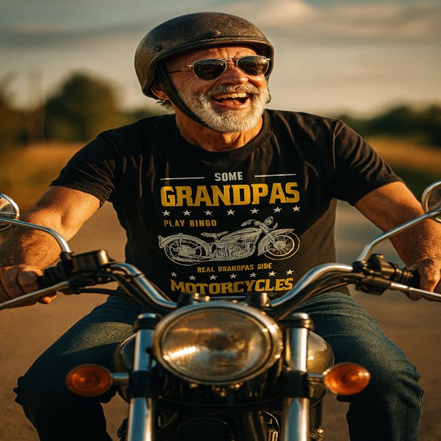 Camiseta Avô moto (Criador carregado)