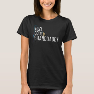 Camiseta Avô muito fixe gif de vara de pesca engraçada vint