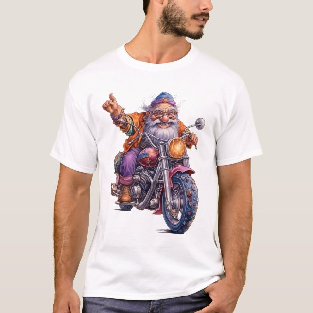 Camiseta Avô na bicicleta T-Shirt (Frente)