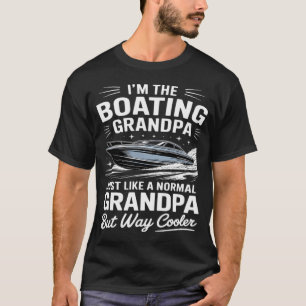 Camiseta Avô Navegando Vida de Barco Capitão de Iate Iate