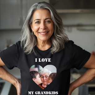Camiseta Avó Netos Personalizado Foto Personalizada