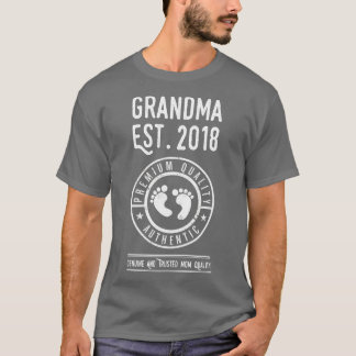 Camiseta Avó no Est 2018 Esperando nova oferta para bebês e